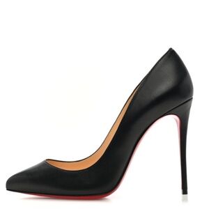 Christian Louboutin Pigalle Follies 100MM Shiny Nappa Leather Pumps 38.5